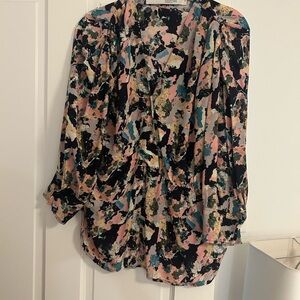 IRO Multicolor Abstract Blouse
